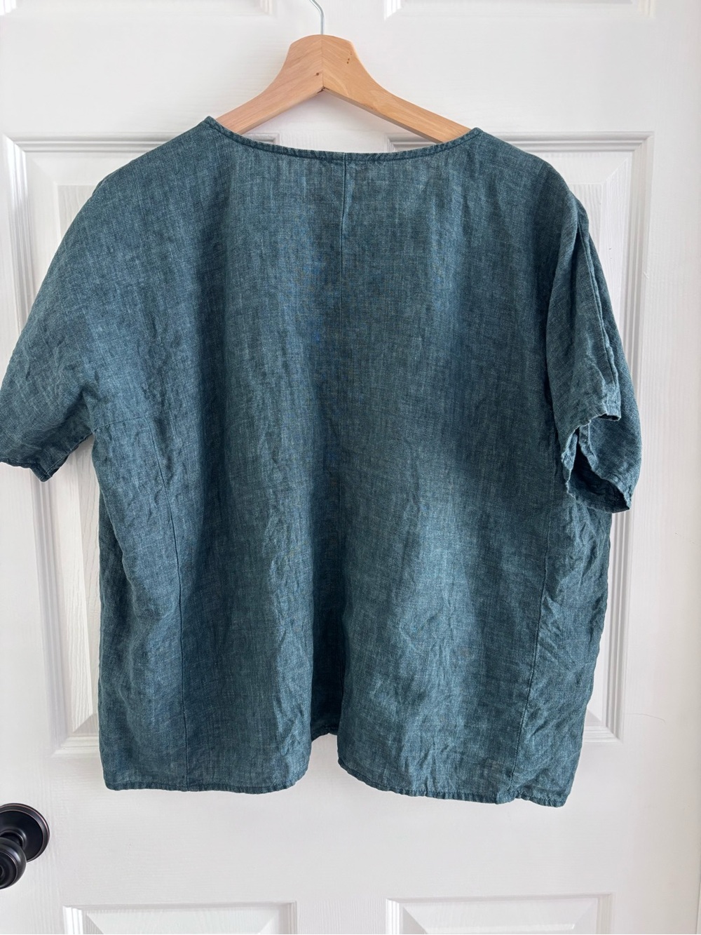 Eileen Fisher 100% Organic Linen Top - Picture 2 of 6